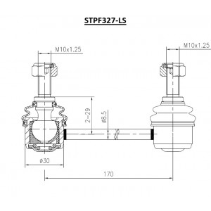 ΜΠΑΡΑΚΙ ΖΑΝΦΟΡ ΠΙΣΩ ΑΡ/ΔΕΞ HYUNDAI