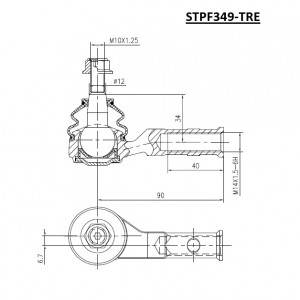 ΑΚΡΟΜΠΑΡΟ ΕΜΠΡΟΣ ΔΕΞΙΑ CLIO/TWINGO
