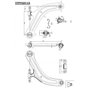 ΨΑΛΙΔΙ ΕΜΠΡΟΣ ΔΕΞΙ  NISSAN