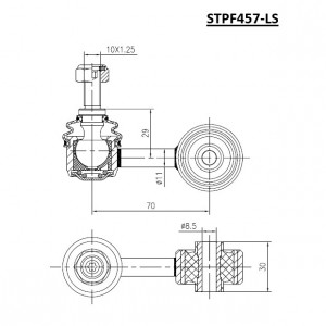 ΜΠΡΑΤΣΑΚΙ ΖΑΜΦΟΡ ΕΜΠΡΟΣ Α/Δ BMW