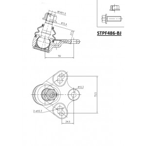 ΜΠΑΛΑΚΙ ΨΑΛΙΔΙΟΥ ΕΜΠΡΟΣ ΑΡ/ΔΕΞ MERCEDES