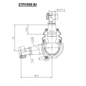 ΜΠΑΛΑΚΙ ΨΑΛΙΔΙΟΥ ΕΜ Α/Δ W202,C208,A208