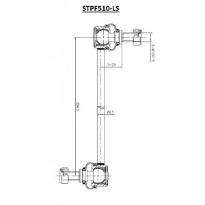 ΜΠΑΡΑΚΙ ΖΑΝΦΟΡ COROLLA,AVENSIS  Α/Δ