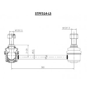 ΜΠΑΡΑΚΙ ΖΑΝΦΟΡ ΕΜ Δ/Α DAIHATSU,SUBARU