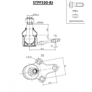 ΜΠΑΛΑΚΙ ΚΑΤΩ ΕΜΠΡΟΣ TOYOTA