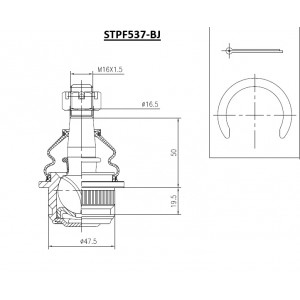 ΜΠΑΛΑΚΙ ΚΑΤΩ ΕΜΠΡΟΣ TOYOTA