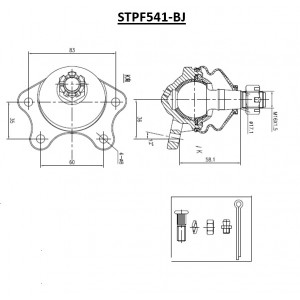 ΜΠΑΛΑΚΙ ΑΝΩ ΕΜΠΡΟΣ TOYOTA