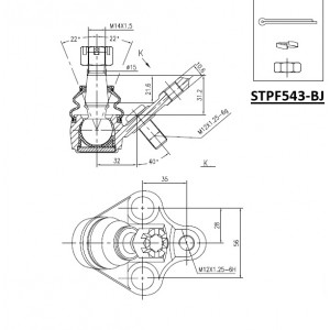 ΜΠΑΛΑΚΙ ΚΑΤΩ ΕΜΠΡΟΣ TOYOTA
