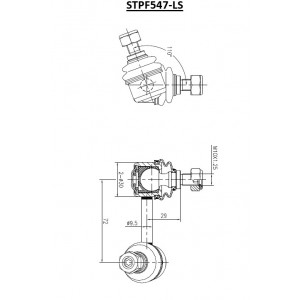 ΜΠΑΡΑΚΙ ΖΑΜΦΟΡ ΑΡΙΣΤΕΡΑ TOYOTA
