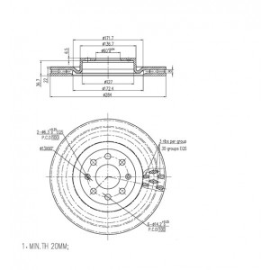 ΔΙΣΚΟΠΛΑΚΑ (ΜΠΡΟΣΤΑ) - FIAT,OPEL