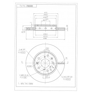 ΔΙΣΚΟΠΛΑΚΑ (ΜΠΡΟΣΤΑ) - SUZUKI