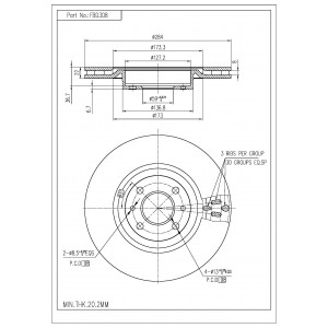 ΔΙΣΚΟΠΛΑΚΑ (ΜΠΡΟΣΤΑ) - A.ROMEO,CHRYSLER,FIAT,LANCIA