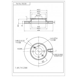 ΔΙΣΚΟΠΛΑΚΑ (ΜΠΡΟΣΤΑ) - HYUNDAI,KIA