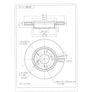 ΔΙΣΚΟΠΛΑΚΑ (ΜΠΡΟΣΤΑ) - HONDA