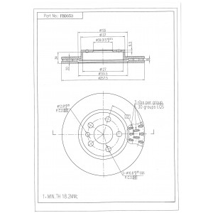 ΔΙΣΚΟΠΛΑΚΑ (ΜΠΡΟΣΤΑ) - CITROEN,FIAT,PEUGEOT