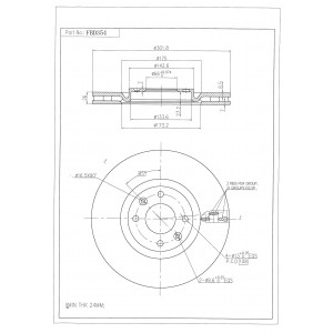 ΔΙΣΚΟΠΛΑΚΑ (ΜΠΡΟΣΤΑ) - CITROEN,PEUGEOT
