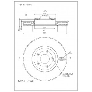 ΔΙΣΚΟΠΛΑΚΑ (ΜΠΡΟΣΤΑ) - FORD