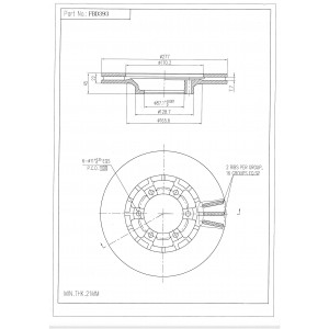 ΔΙΣΚΟΠΛΑΚΑ (ΜΠΡΟΣΤΑ) - MITSUBISHI