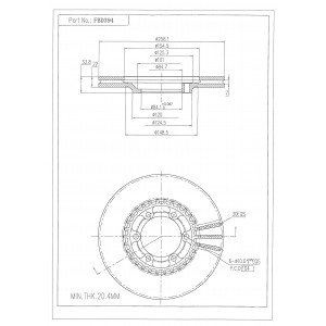 ΔΙΣΚΟΠΛΑΚΑ (ΜΠΡΟΣΤΑ) - MITSUBISHI