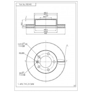 ΔΙΣΚΟΠΛΑΚΑ (ΜΠΡΟΣΤΑ) - NISSAN, OPEL
