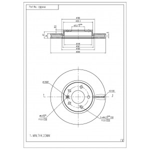 ΔΙΣΚΟΠΛΑΚΑ (ΜΠΡΟΣΤΑ) - CHEVROLET,OPEL