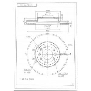 ΔΙΣΚΟΠΛΑΚΑ (ΜΠΡΟΣΤΑ) - CITROEN,PEUGEOT