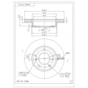 ΔΙΣΚΟΠΛΑΚΑ (ΜΠΡΟΣΤΑ) - NISSAN