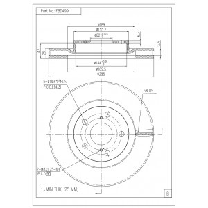 ΔΙΣΚΟΠΛΑΚΑ (ΜΠΡΟΣΤΑ) - TOYOTA