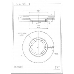ΔΙΣΚΟΠΛΑΚΑ (ΜΠΡΟΣΤΑ) - MITSUBISHI