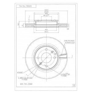 ΔΙΣΚΟΠΛΑΚΑ (ΜΠΡΟΣΤΑ) - HYUNDAI, KIA