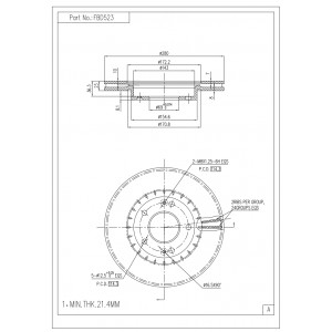 ΔΙΣΚΟΠΛΑΚΑ (ΜΠΡΟΣΤΑ) - HYUNDAI, KIA