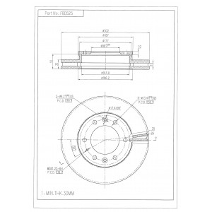 ΔΙΣΚΟΠΛΑΚΑ (ΜΠΡΟΣΤΑ) - FORD