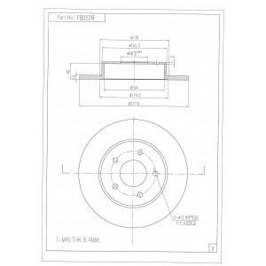 ΔΙΣΚΟΠΛΑΚΑ (ΠΙΣΩ) - NISSAN