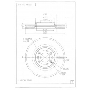 ΔΙΣΚΟΠΛΑΚΑ (ΜΠΡΟΣΤΑ) - CITROEN,FIAT,PEUGEOT