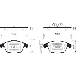 ΔΙΣΚΟΦΡΕΝΑ (ΜΠΡΟΣΤΑ) - AUDI,SEAT,VW