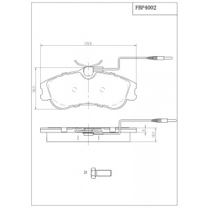 ΔΙΣΚΟΦΡΕΝΑ (ΜΠΡΟΣΤΑ) - CITROEN,PEUGEOT