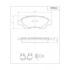 ΔΙΣΚΟΦΡΕΝΑ (ΜΠΡΟΣΤΑ) - CITROEN,PEUGEOT,TOYOTA