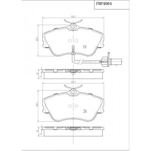 ΔΙΣΚΟΦΡΕΝΑ (ΜΠΡΟΣΤΑ) - VW
