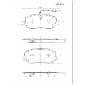 ΔΙΣΚΟΦΡΕΝΑ (ΜΠΡΟΣΤΑ) - CITROEN,FIAT,LANCIA,PEUGEOT