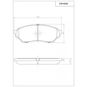 ΔΙΣΚΟΦΡΕΝΑ (ΜΠΡΟΣΤΑ) - MITSUBISHI