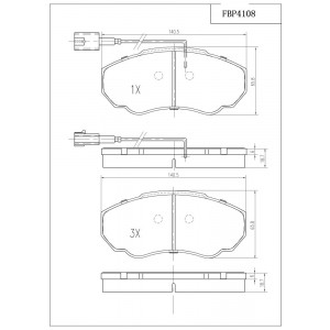 ΔΙΣΚΟΦΡΕΝΑ (ΜΠΡΟΣΤΑ) - CITROEN,FIAT,PEUGEOT