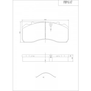 ΔΙΣΚΟΦΡΕΝΑ (ΜΠΡΟΣΤΑ/ΠΙΣΩ) - MERCEDES Atego II