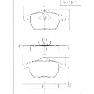 ΔΙΣΚΟΦΡΕΝΑ (ΜΠΡΟΣΤΑ) - OPEL,SAAB