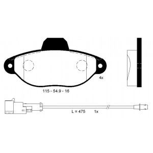 ΔΙΣΚΟΦΡΕΝΑ (ΜΠΡΟΣΤΑ) - FIAT,LANCIA,ZASTAVA