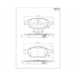 ΔΙΣΚΟΦΡΕΝΑ (ΜΠΡΟΣΤΑ) - CITROEN,PEUGEOT