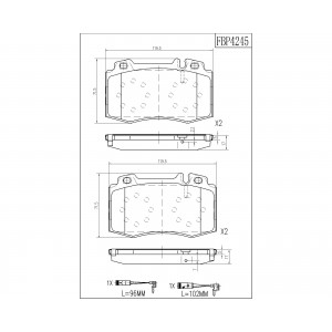 ΔΙΣΚΟΦΡΕΝΑ (ΜΠΡΟΣΤΑ) - MERCEDES