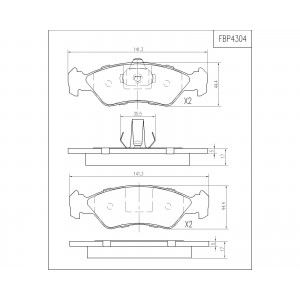 ΔΙΣΚΟΦΡΕΝΑ (ΜΠΡΟΣΤΑ) - FORD,MAZDA
