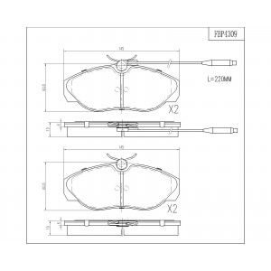 ΔΙΣΚΟΦΡΕΝΑ (ΜΠΡΟΣΤΑ) - CITROEN,FIAT,PEUGEOT