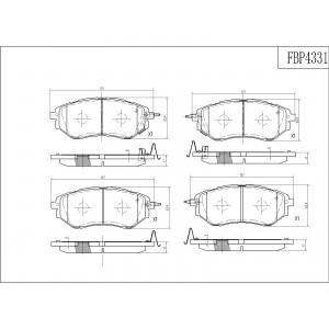 ΔΙΣΚΟΦΡΕΝΑ (ΜΠΡΟΣΤΑ) -  SUBARU