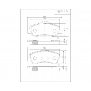 ΔΙΣΚΟΦΡΕΝΑ (ΜΠΡΟΣΤΑ) - CITROEN, PEUGEOT